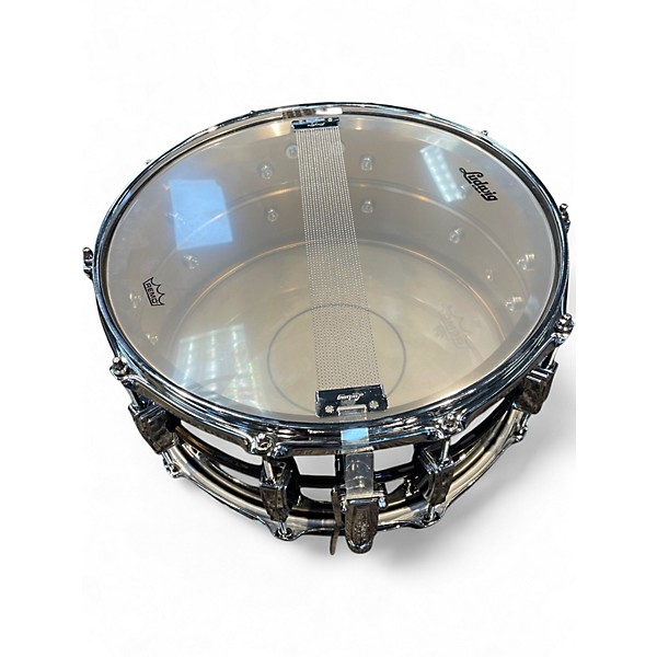 Used Ludwig 14X6.5 Black Beauty Snare BRASS Drum