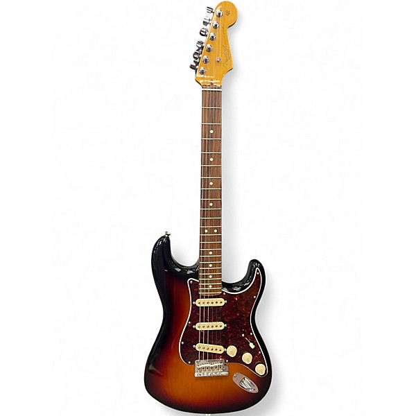 Used Fender American Professional II Stratocaster 3 Color Sunburst Solid Body Electric Guitar