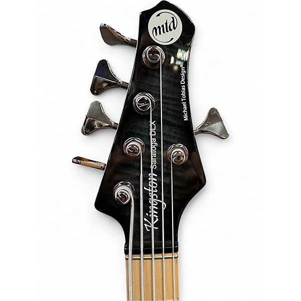 Used MTD Kingston Saratoga DLX 5-String Black Burst Electric Bass Guitar