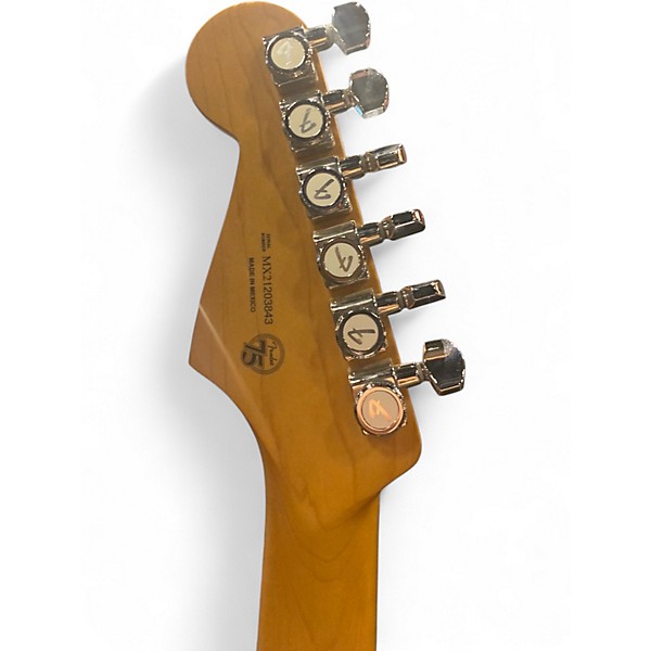 Used Fender Player Plus Stratocaster Blue Solid Body Electric Guitar