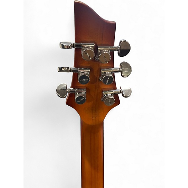 Used Schecter Guitar Research C-1 E/A Classic Faded Vintage Sunburst Hollow Body Electric Guitar