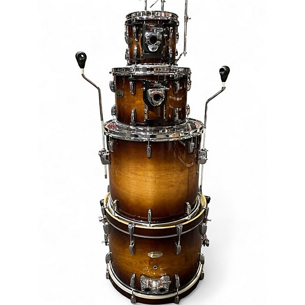 Used Pearl 4 Piece SESSION STUDIO SELECT Barnwood Brown Drum Kit