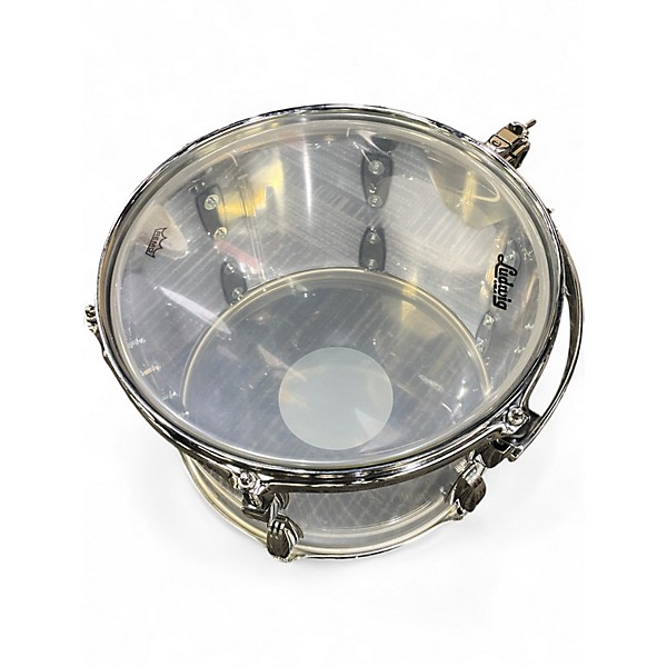 Used Ludwig 3 Piece Vistalite clear Drum Kit