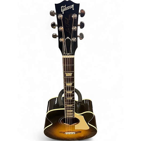 Used 2025 Gibson Les Paul Parlor Vintage Sunburst Acoustic Electric Guitar