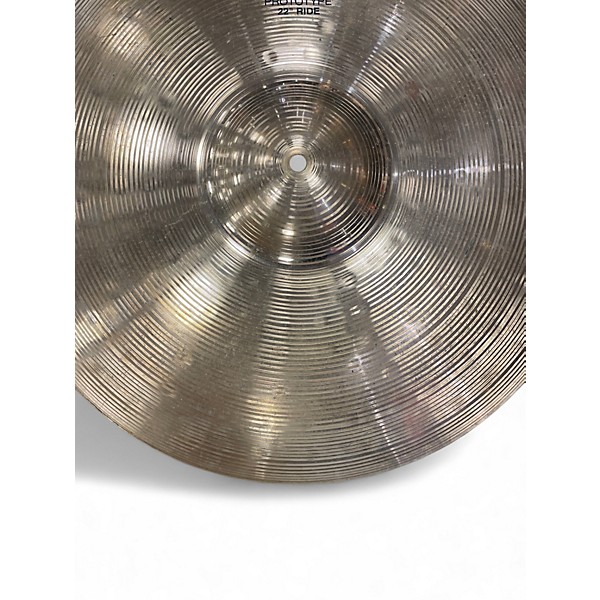 Used Paiste 22in Prototype Ride Cymbal