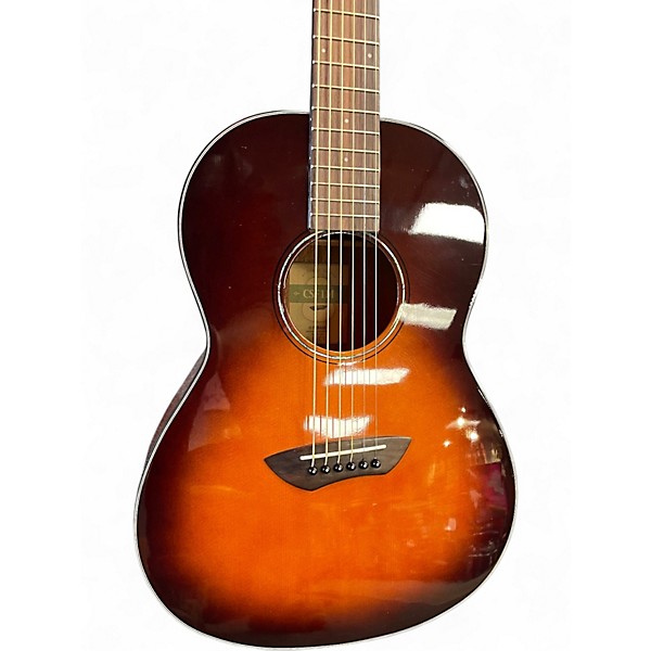 Used Yamaha CSF1M Parlor Tobacco Brown Sunburst Acoustic Electric Guitar
