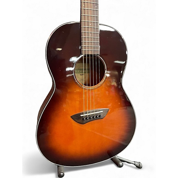Used Yamaha CSF1M Parlor Tobacco Brown Sunburst Acoustic Electric Guitar