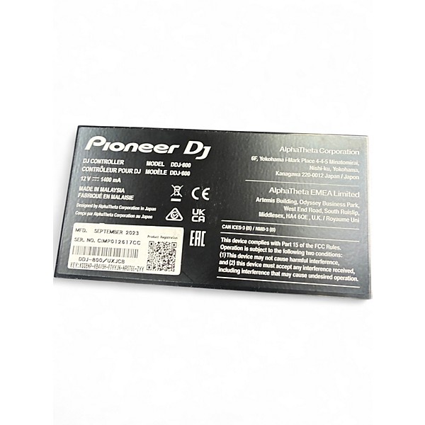 Used Pioneer DJ ddj-800 DJ Controller