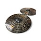 Used MEINL 14in classic custom dark hi hat Cymbal