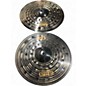 Used MEINL 14in classic custom dark hi hat Cymbal