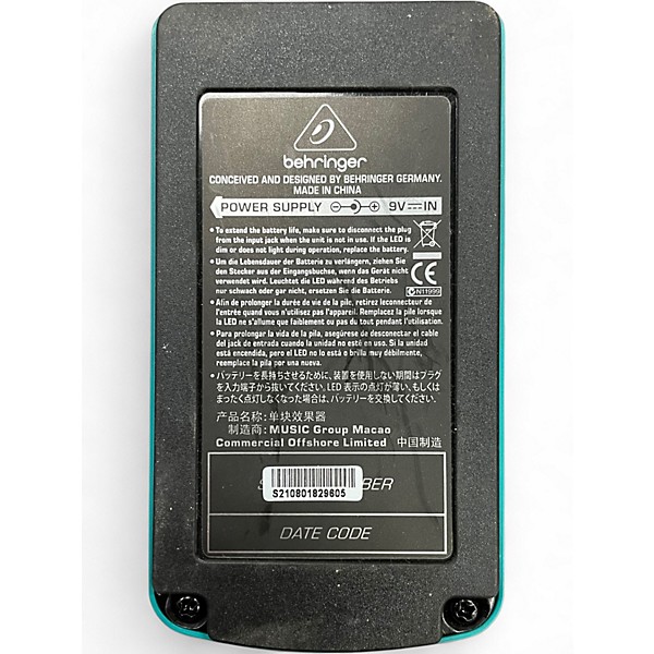 Used Behringer CS400 Compressor Sustainer Effect Pedal