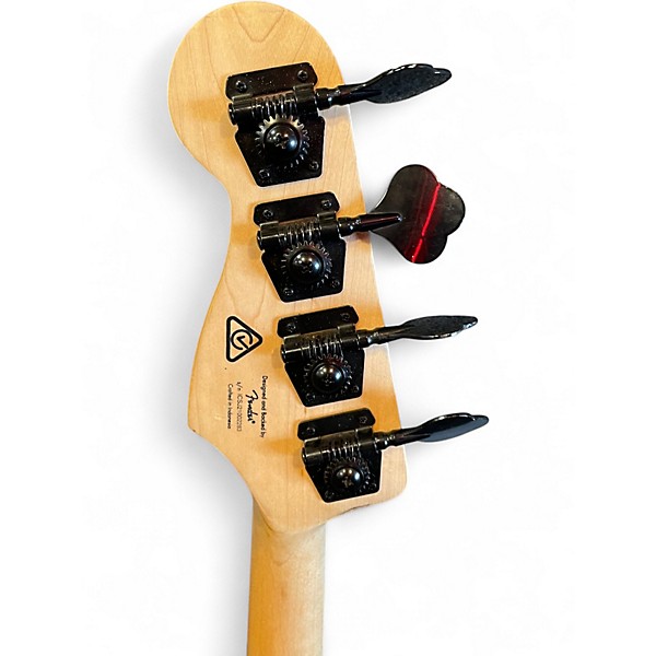 Used Fender Contemporary Active Jazz Bass Black Electric Bass Guitar