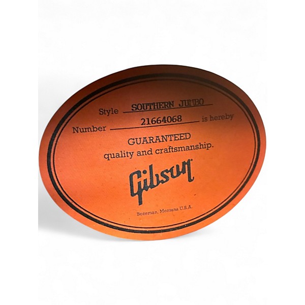 Used Gibson Southern Jumbo 2 Color Sunburst Acoustic Electric Guitar