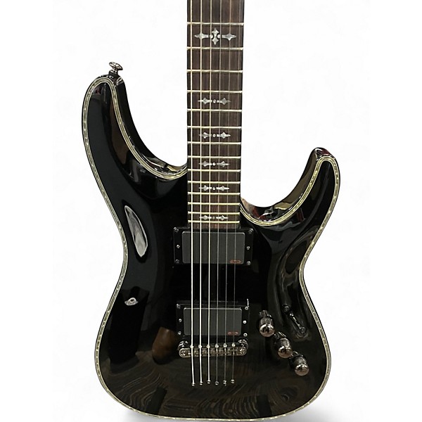 Used Schecter Guitar Research Hellraiser C1 Black Cherry Solid Body Electric Guitar