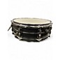 Used Ludwig 5X14 Acrolite Snare Metallic Black Drum thumbnail