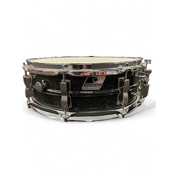 Used Ludwig 5X14 Acrolite Snare Metallic Black Drum