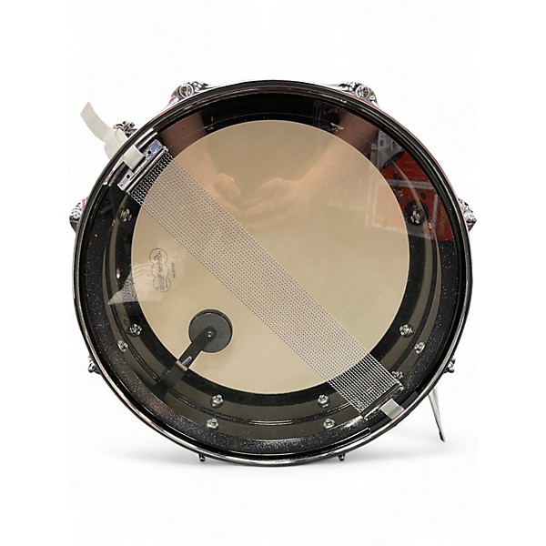 Used Ludwig 5X14 Acrolite Snare Metallic Black Drum