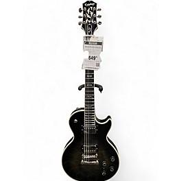 Used Epiphone LES PAUL BATS IN FLIGHT Trans Black Solid Body Electric Guitar