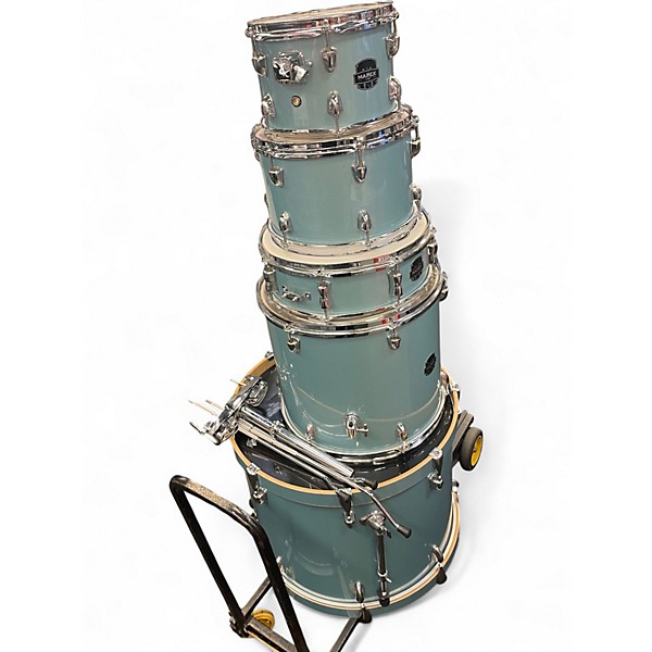 Used Mapex 5 Piece VENUS ROCK AQUA BLUE Drum Kit