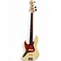 Used 2015 Fender JB62 (Modified Fretless) Vintage White Electric Bass Guitar thumbnail