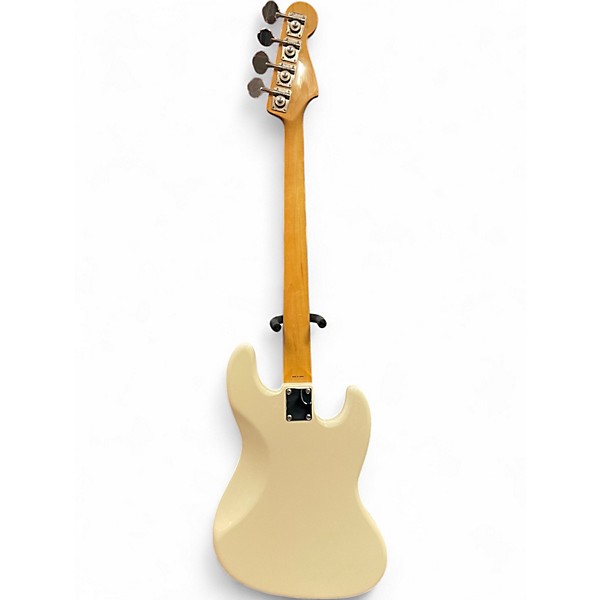 Used 2015 Fender JB62 (Modified Fretless) Vintage White Electric Bass Guitar