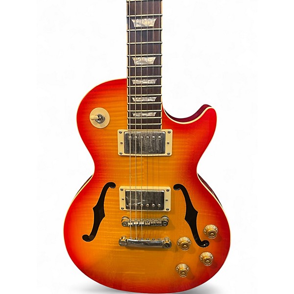 Used Epiphone Les Paul Standard Florentine Pro Faded Cherry Hollow Body Electric Guitar