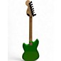 Used Squier SONIC MUSTANG LIME GREEN Solid Body Electric Guitar