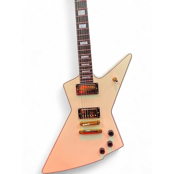 Used Firefly ELITE EXPLORER Antique White Solid Body Electric Guitar