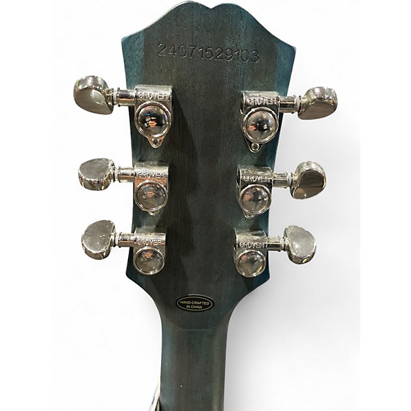 Used Epiphone Les Paul Traditional Pro IV Faded Blue Jean Solid Body Electric Guitar