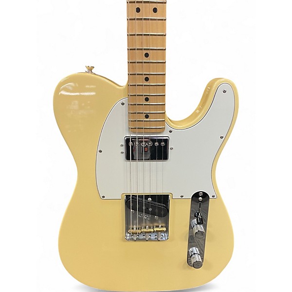 Used Fender American Performer Telecaster Hum Vintage White Solid Body Electric Guitar