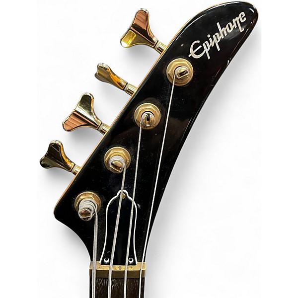 Used Epiphone Explorer 4-String Natural Electric Bass Guitar