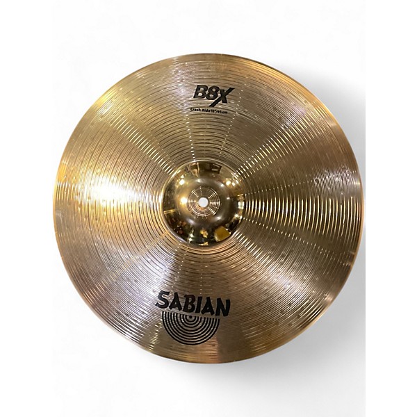 Used SABIAN 18in B8X Crash Ride Cymbal