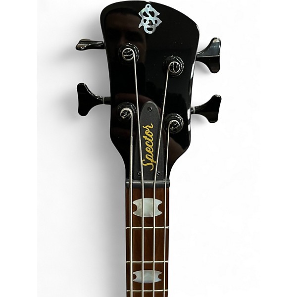 Used Spector Euro4 LX RED ORANGE BURL Electric Bass Guitar