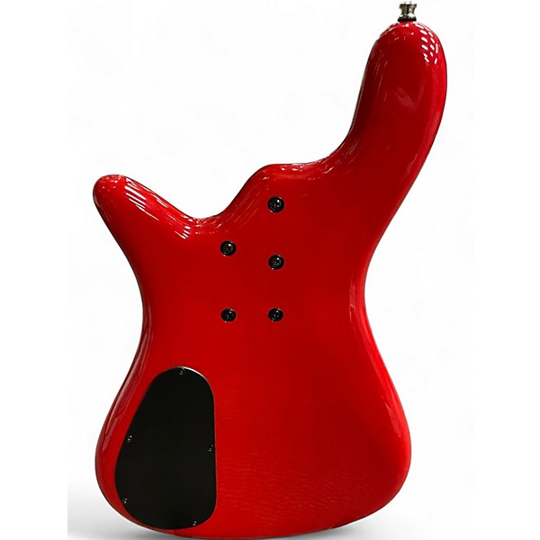 Used Spector Euro4 LX RED ORANGE BURL Electric Bass Guitar