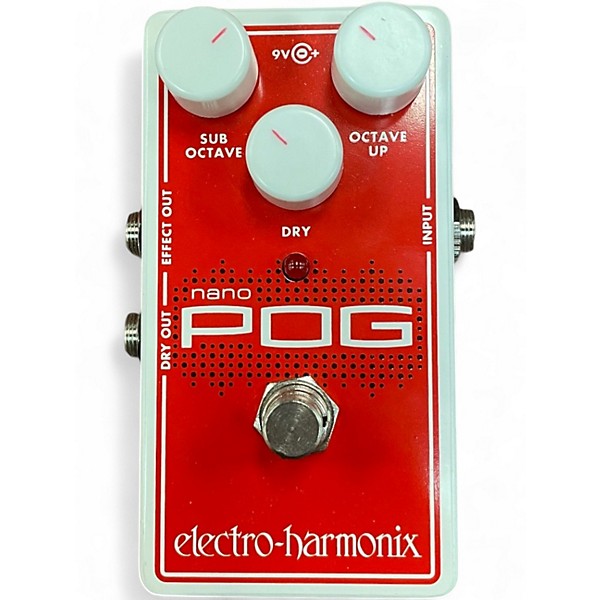 Used Electro-Harmonix Nano POG Polyphonic Octave Generator Effect Pedal