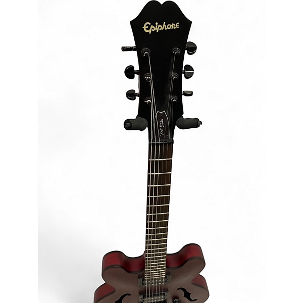 Used Epiphone Dot Studio Wine Red Hollow Body Electric Guitar