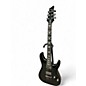 Used Schecter Guitar Research C1 Hellraiser Abalone black Solid Body Electric Guitar