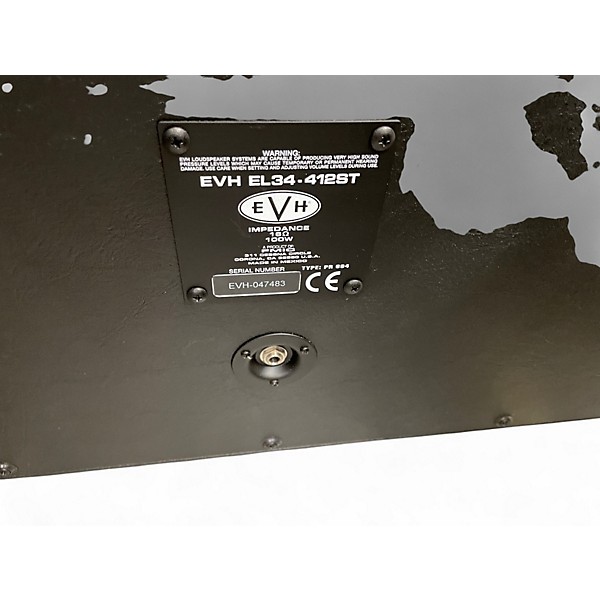 Used EVH EL34-412ST 16 OHM 100W Guitar Cabinet