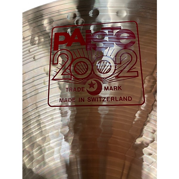 Used Paiste 19in 2002 Extreme Crash Cymbal