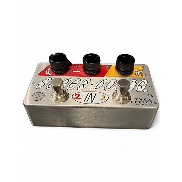 Used ZVEX Vexter Super Duper 2 In 1 Overdrive Effect Pedal