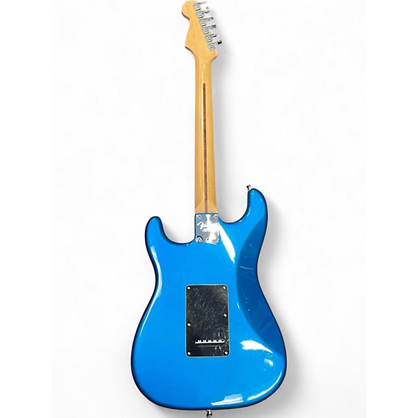Used Fender American Standard Stratocaster Chrome Blue Solid Body Electric Guitar