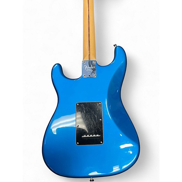 Used Fender American Standard Stratocaster Chrome Blue Solid Body Electric Guitar