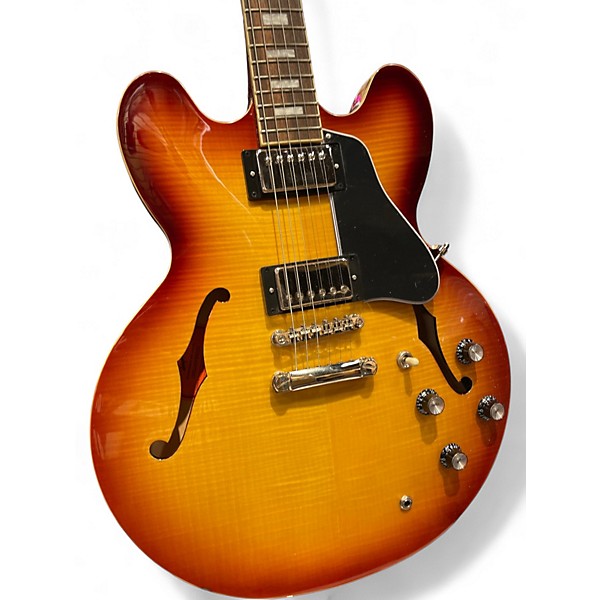 Used Epiphone ES335 FIGURED IG Sunburst Hollow Body Electric Guitar