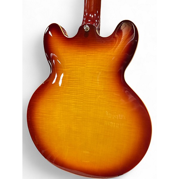 Used Epiphone ES335 FIGURED IG Sunburst Hollow Body Electric Guitar