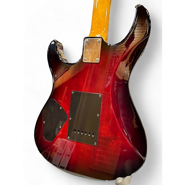 Used Yamaha PAC611VFM RED BURST Solid Body Electric Guitar