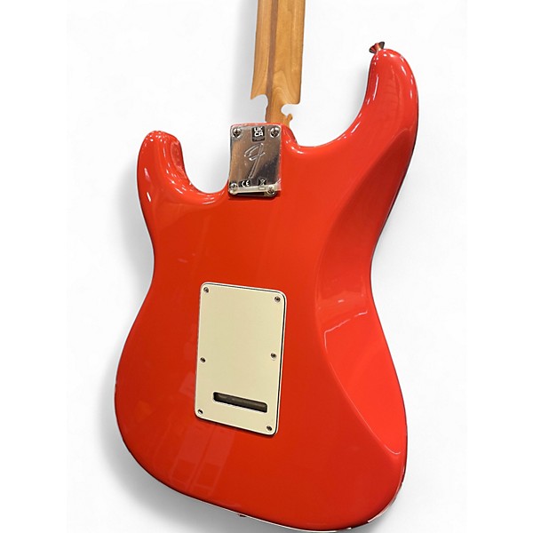 Used Fender Player Stratocaster Red Solid Body Electric Guitar