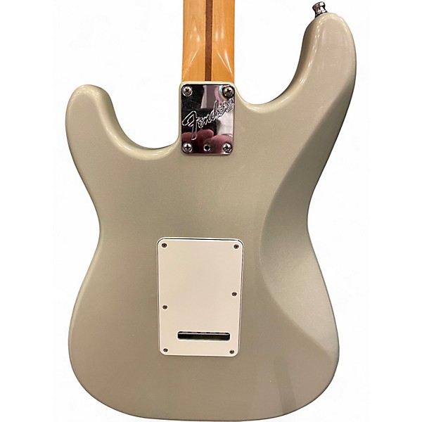 Vintage 1997 Fender American Standard Stratocaster Inca Silver Solid Body Electric Guitar