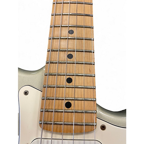 Vintage 1997 Fender American Standard Stratocaster Inca Silver Solid Body Electric Guitar