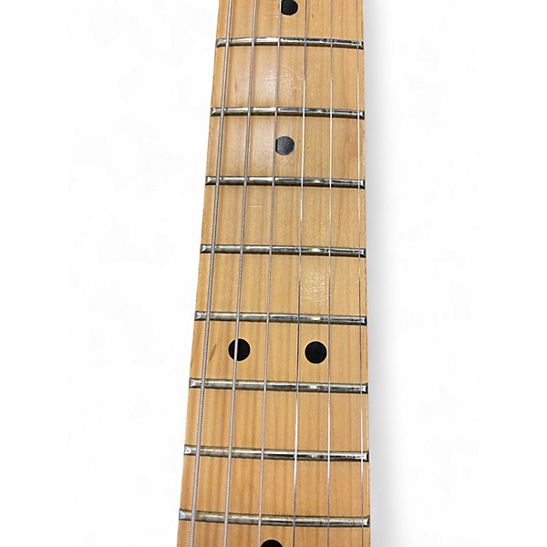 Vintage 1997 Fender American Standard Stratocaster Inca Silver Solid Body Electric Guitar