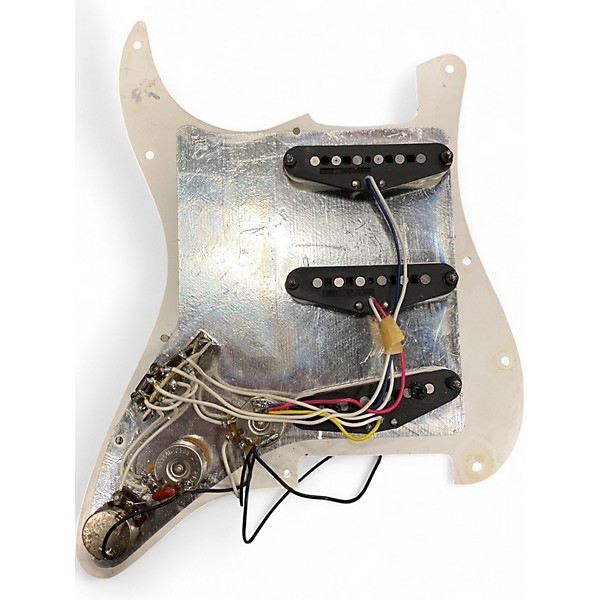 Vintage 1997 Fender American Standard Stratocaster Inca Silver Solid Body Electric Guitar